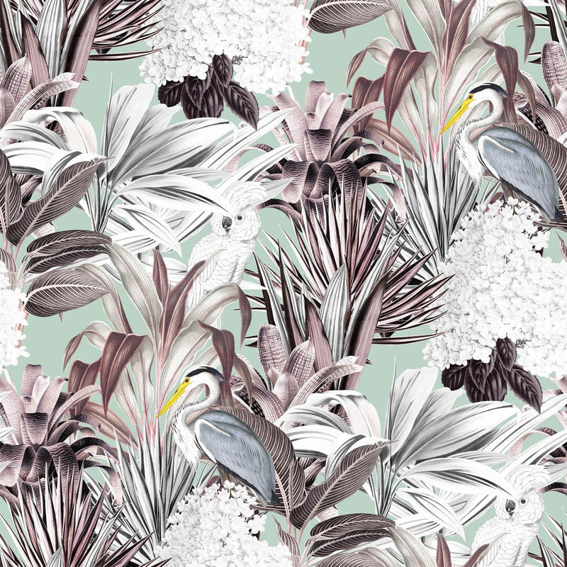 LUXE TROPICAL  vz. 1 - Hydrofobní česaná teplákovina