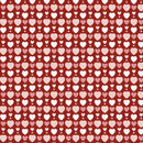 HEART BEADS / red (VALENTINE'S HEARTS)