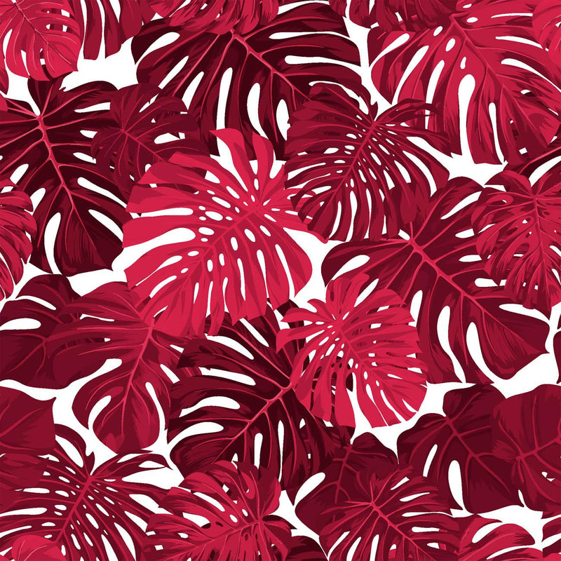 MONSTERA 2.0  / viva magenta - Hydrofobní česaná teplákovina