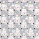 ZASNĚŽENÁ AUTA (WINTER)  - Hydrofobní česaná teplákovina