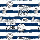 SCHRECKLICH COOLES KIND / tmavě modré pruhy (ŠKOLNÍ KRESBY)