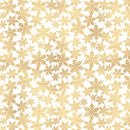 ZLATÉ PAPÍROVÉ SNĚHOVÉ VLOČKY (BÍLÉ VÁNOCE)