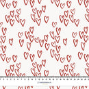 SRDÍČKA BUBLINY / ecru (ZAMILOVANÍ PTÁCI)