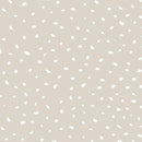 BÍLÉ STOPY / béžový (KOUZELNÝ VÁNOČNÍ LES) - Hydrofobní česaná teplákovina