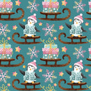 TUČŇACI  /SÁNĚ  (VÁNOČNÍ TUČŇACI) - Hydrofobní česaná teplákovina