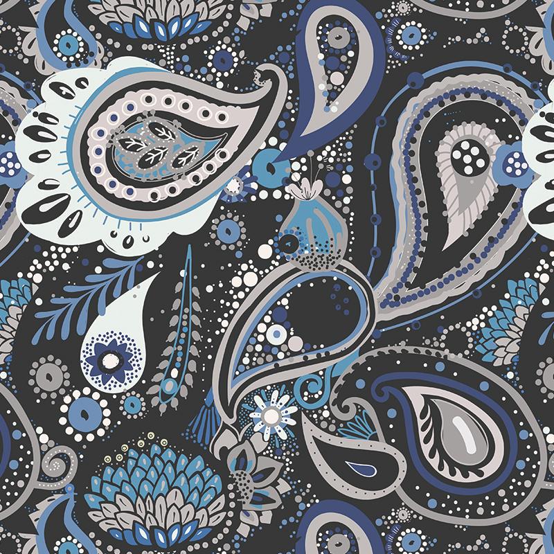 Paisley wz. 6 - Hydrofobní česaná teplákovina