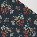 DARK FLOWERS (INTO THE WOODS) - Hydrofobní česaná teplákovina