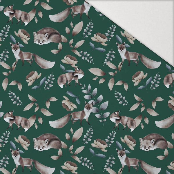 FOX TIME / BOTTLED GREEN (INTO THE WOODS) - Hydrofobní česaná teplákovina