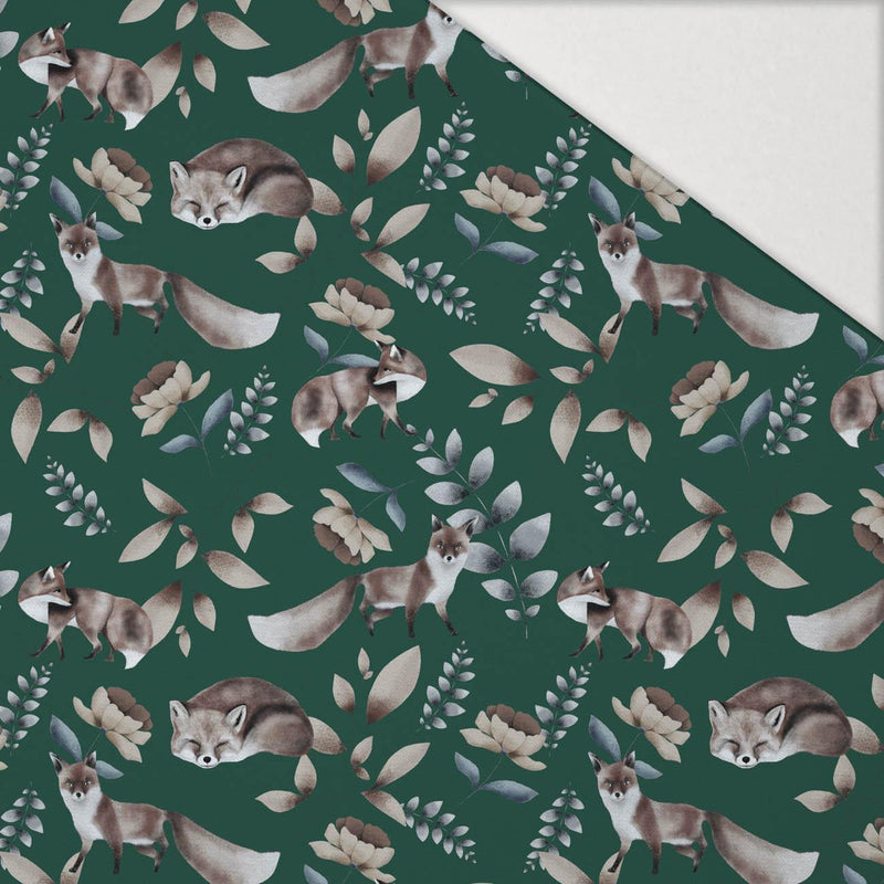 FOX TIME / BOTTLED GREEN (INTO THE WOODS) - Hydrofobní česaná teplákovina