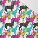 BAREVNÍ JELENI - Hydrofobní česaná teplákovina