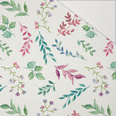 BAREVNÝ HERBÁŘ/ bílá - Hydrofobní česaná teplákovina