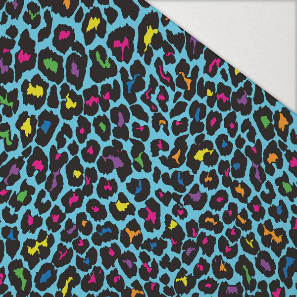 NEON LEOPARD vz. 3 - Hydrofobní česaná teplákovina