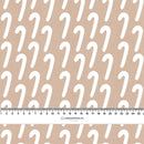 CUKROVÉ TYČINKY(BÍLÉ VÁNOCE) - Hydrofobní česaná teplákovina