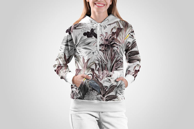 LUXE TROPICAL  vz. 2 - Hydrofobní česaná teplákovina