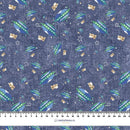 KRÁVY VE VESMÍRU (CESTA DO VESMÍRU) / ACID WASH TMAVOMODRý