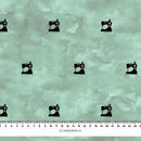 ŠICÍ STROJE (minimal) / KAMUFLÁŽ vz. 2 (Špinavá máta)