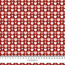 HEART BEADS / red (VALENTINE'S HEARTS)