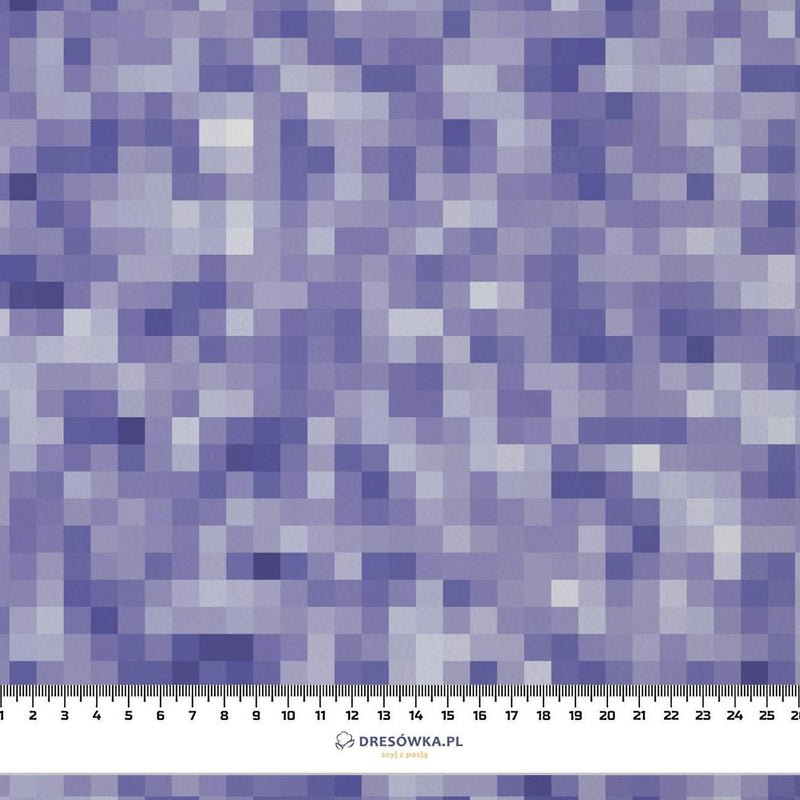 PIXELY Vz. 2 (Very Peri) - Hydrofobní česaná teplákovina