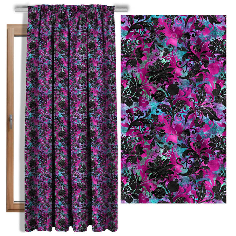 FLORAL Vz. 9 - Hydrofobní česaná teplákovina