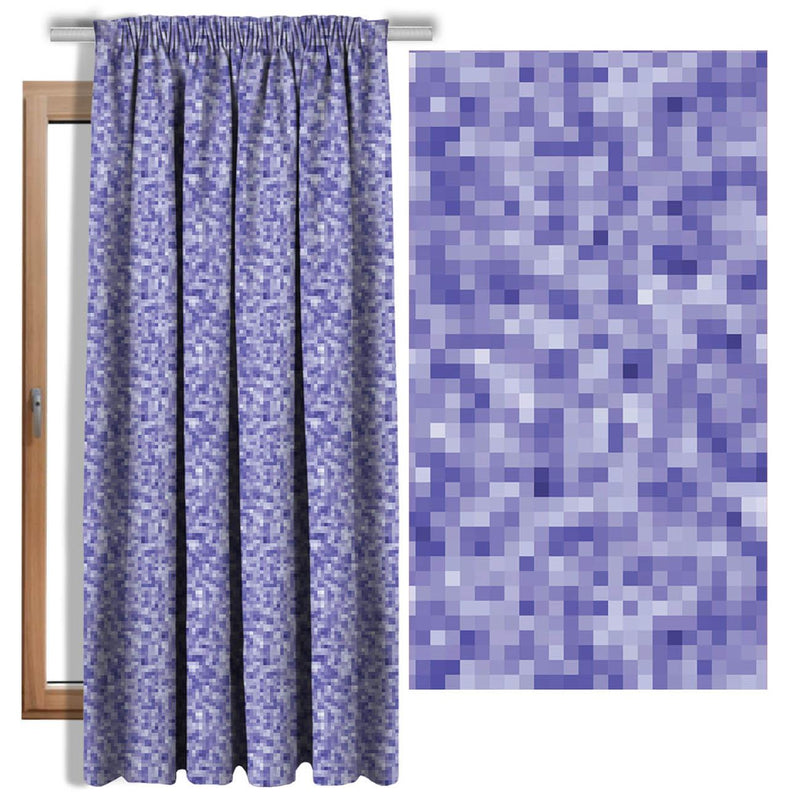 PIXELY Vz. 2 (Very Peri) - Hydrofobní česaná teplákovina