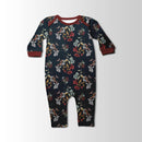 DARK FLOWERS (INTO THE WOODS) - Hydrofobní česaná teplákovina