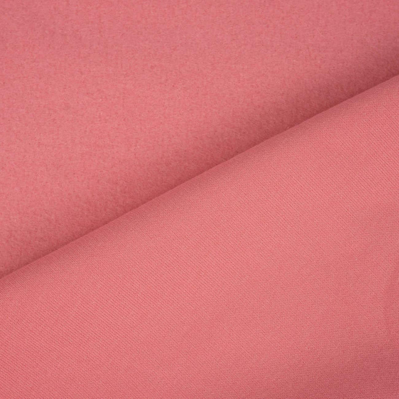 D-107 CANDY PINK - silná teplákovina počesaná D300