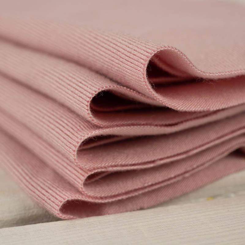 RŮŽOVĚ KŘEMENNÁ - BAMBUS SINGLE JERSEY S ELASTANEM 230G