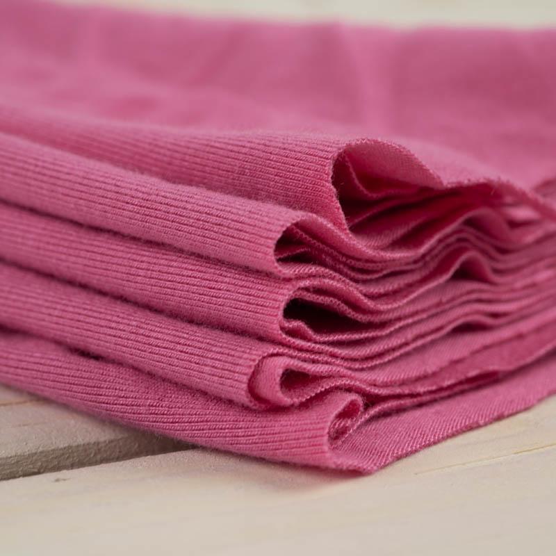 Růžová - BAMBUS SINGLE JERSEY S ELASTANEM 230G