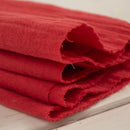 ČERVENÁ - mušelín bavlněný